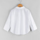 18M-6Y Toddler Girls White Lapel Shirts  Girls Fashion Clothes   