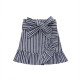 18M-6Y Toddler Girl Vertical Striped Ruffled Half-Body Skirt With Waistband Fashion Girl    