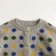 9M-5Y Toddler Colorful Polka Dots Knitted Cardigan Sweater  Toddler Boutique Clothing   