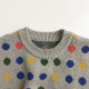 9M-6Y Toddler Colorful Polka Dots Knitted Waistcoat Sweater Vest  Toddler Boutique Clothing   