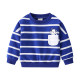 18M-6Y Toddler Boys Casual Round Neck Pullover Striped Sweatshirts  Boys Clothing   
