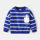 18M-6Y Toddler Boys Casual Round Neck Pullover Striped Sweatshirts  Boys Clothing   