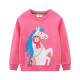 18M-7Y Toddler Girls Cartoon Embroidered Sweatshirts  Girls Clothing   