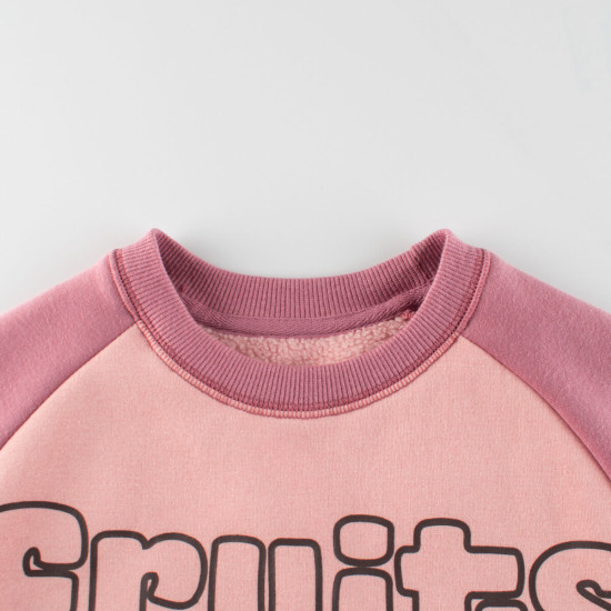 5-11Y Kids Bear Letter Fleece Sweatshirts  Kids Boutique Clothing   