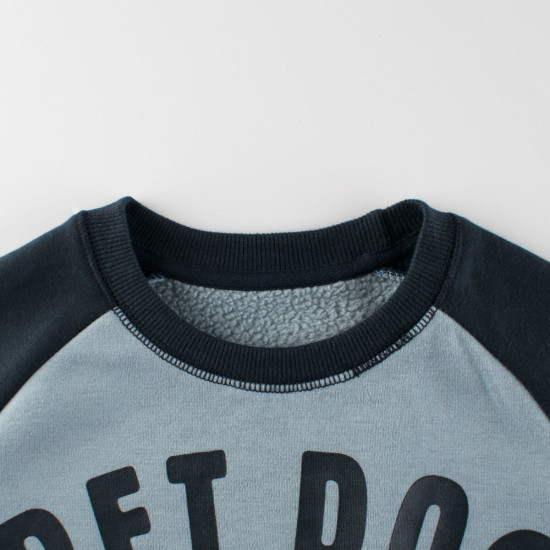 5-11Y Unisex Fleece Round Neck Pullover Sweatshirts  Kids Boutique Clothing   