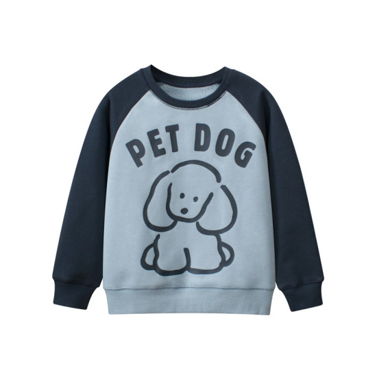 5-11Y Unisex Fleece Round Neck Pullover Sweatshirts  Kids Boutique Clothing   