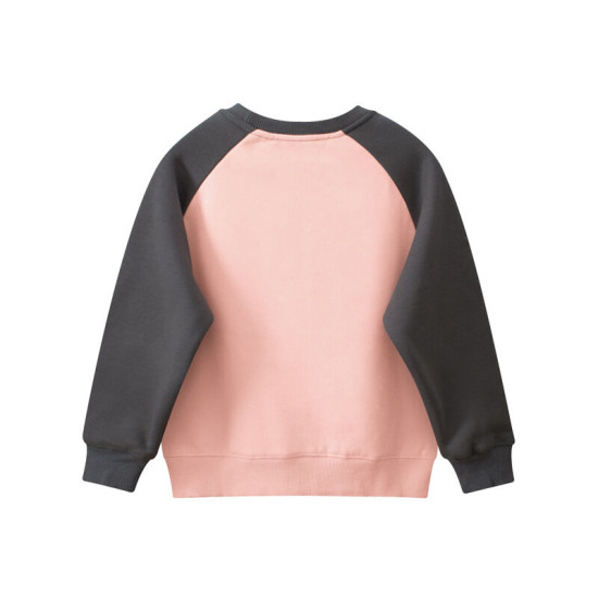 5-11Y Unisex Cartoon Letter Fleece Sweatshirts  Kids Boutique Clothing   