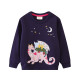 18M-7Y Toddler Girls Dinosaur Embroidered Sweatshirts  Girls Clothes   