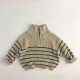 12M-6Y Unisex Retro Half-Zip Pullover Knitted Sweater  Toddler Boutique Clothing   