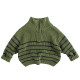 12M-6Y Unisex Retro Half-Zip Pullover Knitted Sweater  Toddler Boutique Clothing   