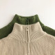 12M-6Y Unisex Retro Half-Zip Pullover Knitted Sweater  Toddler Boutique Clothing   