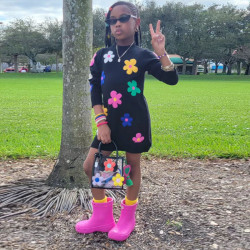 18M-6Y Toddler Girls Flower Knitted Sweater Dresses  Girls Clothes   