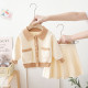 12M-5Y Toddler Girls Knitted Sets Lapel Cardigan Sweater And Skirts  Girls Fashion Clothes   