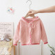 12M-5Y Toddler Girls Knitted Solid Color Hoodie Sweater Cardigan  Girls Clothes   