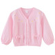 18M-6Y Toddler Girls Embroidery Floral Sweater Knitted Cardigan  Girls Clothes   