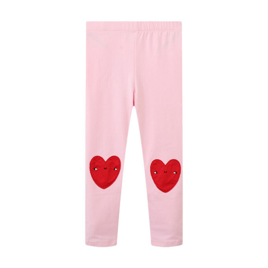 18M-7Y Toddler Girls Love Heart Print Leggings  Girls Clothes   