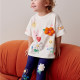 18M-7Y Toddler Girls Flower Embroidery Leggings  Girls Clothes   