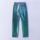 3-8Y Kids Girls Mermaid Fish Scale Gradient Leggings  Clothing Kidswear   
