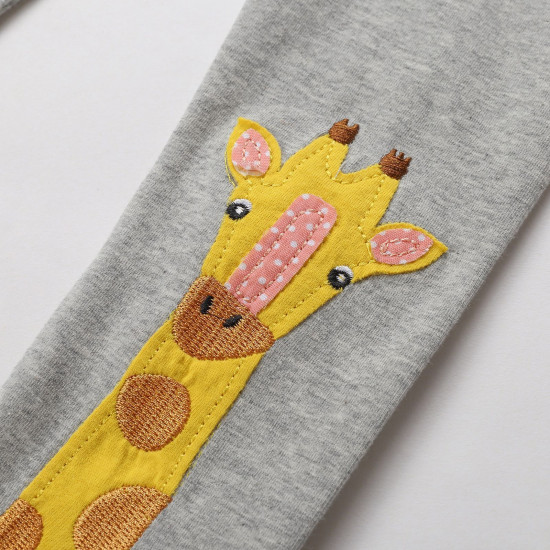18M-7Y Toddler Girls Giraffe Leggings  Girls Clothes   