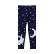 18M-7Y Toddler Girls Unicorn Star Embroidery Leggings  Girls Clothing   