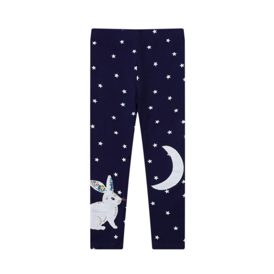 18M-7Y Toddler Girls Unicorn Star Embroidery Leggings  Girls Clothing   