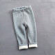 18M-7Y Toddler Girls Solid Color Fleece Striped Leggings  Girls Clothes   