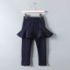 18M-7Y Toddler Girls Solid Color Ruffle Trim Legging  Girls Clothes   