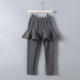 18M-7Y Toddler Girls Solid Color Ruffle Trim Legging  Girls Clothes   