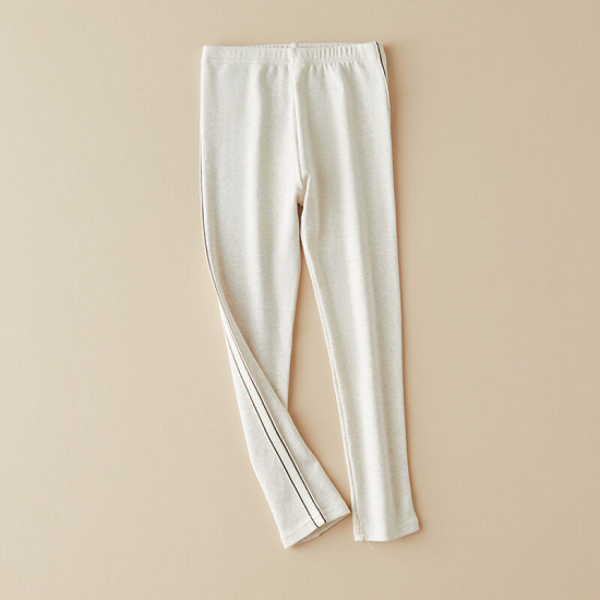 3-8Y Kids Girls Slim Fit Elastic Side Panel Leggings Trousers  Kid Clothing   