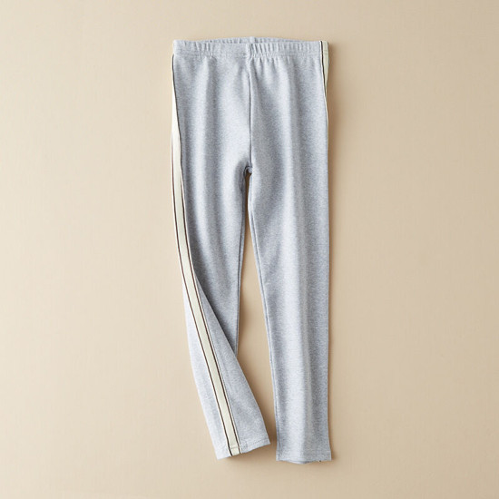 3-8Y Kids Girls Slim Fit Elastic Side Panel Leggings Trousers  Kid Clothing   