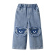 9M-6Y Toddler Girls Bear Denim Straight Pants  Girls Clothes   