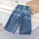 9M-6Y Toddler Girls Bear Denim Straight Pants  Girls Clothes   