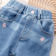 9M-6Y Toddler Girls Embroidered Jeans  Girls Clothes   