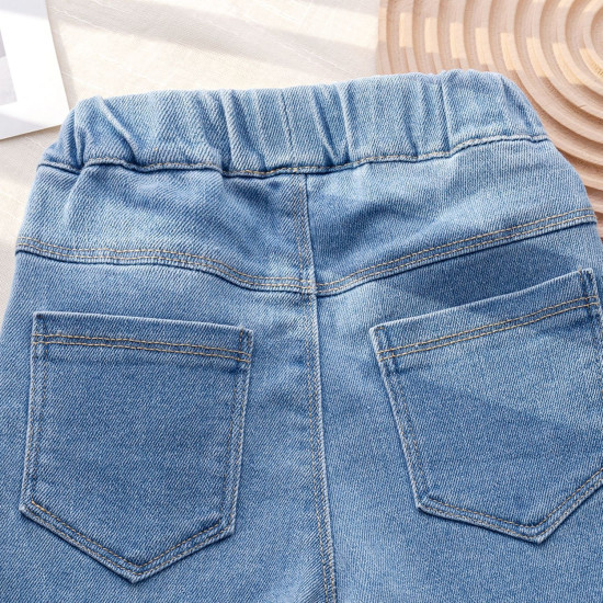 9M-6Y Toddler Girls Embroidered Jeans  Girls Clothes   