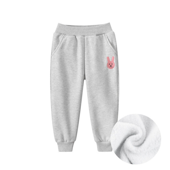 18M-7Y Toddler Girls Rabbit Fleece Sweatpants  Girls Clothing   