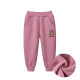 18M-7Y Toddler Girls Bear Embroidered Fleece Sweatpants  Girls Clothing   