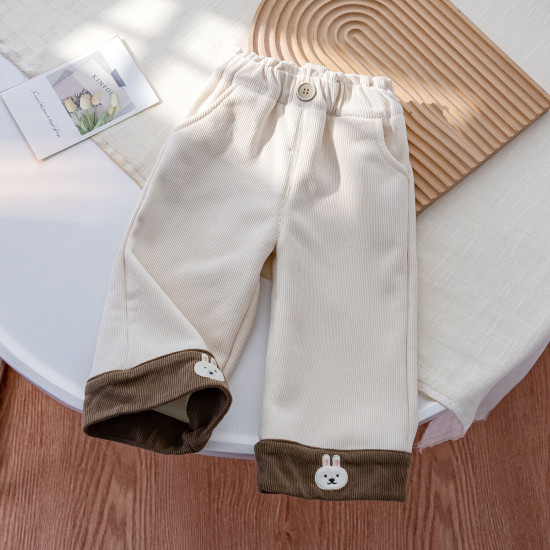 12M-6Y Toddler Girls Fleece Casual Flared Pants  Girls Fashion Clothes   