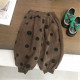 2-7Y Toddler Girls Polka Dot Corduroy Cotton Pants  Girls Clothes   