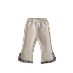 3M-4Y Toddler Girls Fleece Slit Trousers  Girls Clothes   