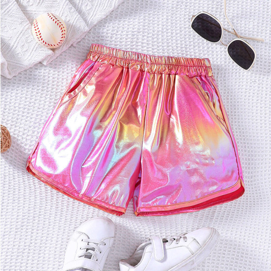 18M-6Y Toddler Girls Fashionable Colorful Trend Gradient Shorts  Girls Clothes   