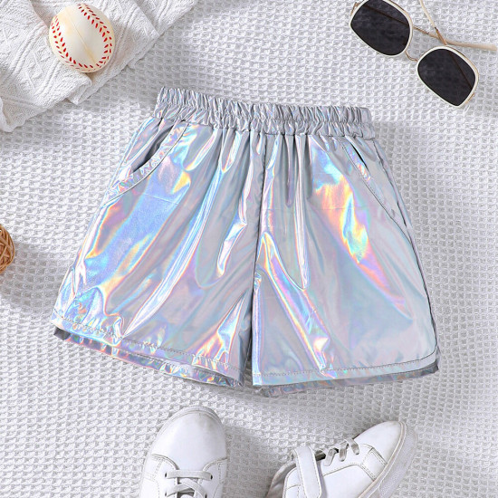 18M-6Y Toddler Girls Fashionable Colorful Trend Gradient Shorts  Girls Clothes   
