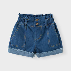 18M-7Y Toddler Girls Rolled Hem Denim Shorts  Girls Fashion Clothes   