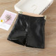 2-7Y Toddler Girls PU Leather Casual Shorts  Girls Fashion Clothes   