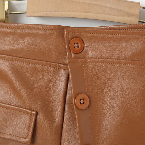 2-7Y Toddler Girls PU Leather Casual Shorts  Girls Fashion Clothes   