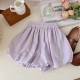 18M-7Y Toddler Girl Lantern Solid Color Shorts Cute Toddler Girl Clothes    
