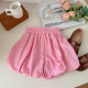 18M-7Y Toddler Girl Lantern Solid Color Shorts Cute Toddler Girl Clothes    
