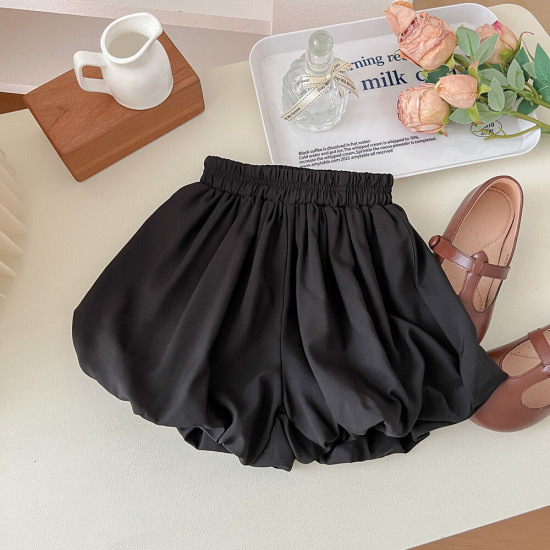 18M-7Y Toddler Girl Lantern Solid Color Shorts Cute Toddler Girl Clothes    