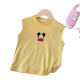 18M-7Y Toddler Girl & Boy  Sleeveless Cartoon Print Round Neck Top  Toddler Clothing   