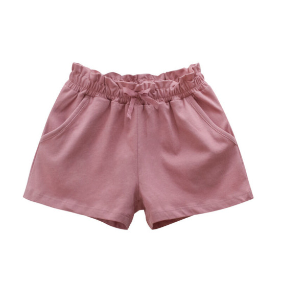 18M-7Y Toddler Girls Pure Color Shorts  Girls Clothing Suppliers   