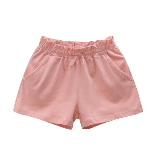 18M-7Y Toddler Girls Pure Color Shorts  Girls Clothing Suppliers   
